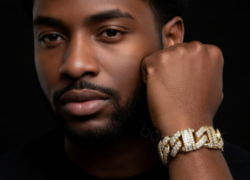 Pave & Baguette Diamond Cuban Bracelet – Lab-Grown Diamonds (EF Color, VVS/VS Clarity)