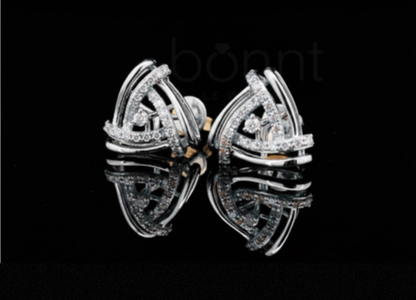 Eternal Trinity Lab-Grown Diamond Earrings | EF Color • VVS/VS Clarity • Ideal Cut
