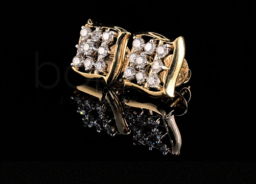 Radiant Bloom Lab-Grown Diamond Stud Earrings | EF Color • VVS/VS Clarity • Ideal Cut