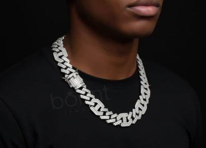 BONNT Lab Grown Diamond Cuban Link Chain – EF Color VVS/VS Diamonds | Hip Hop Luxury Necklace