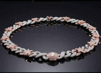 Bonnt Eternal Ice Cuban Chain – D Color VVS Moissanite Diamond Hip Hop Necklace