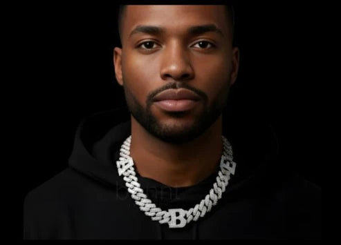 Custom Iced Cuban Chain with Lab-Grown Diamonds | EF Color • VVS/VS Clarity | Bonnt Luxury Hip Hop Jewelry