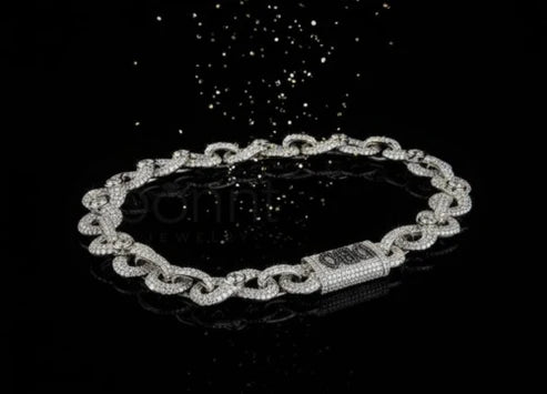 Iced Cuban Link Chain in Lab-Grown Diamonds | EF Color, VVS–VS Clarity | BONNT